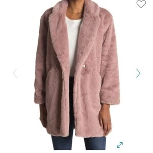 Pink/Mauve FAUX FUR Coat
